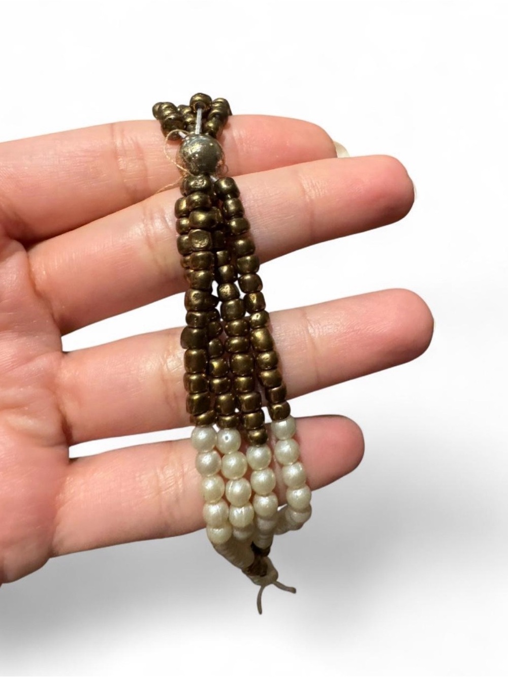 Handmade beaded bag - Picture 5 of 6